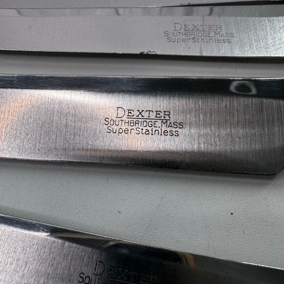 Vintage Dexter Super Stainless Kitchen Knives Set of 4 Southbridge Quality - Picture 3 of 10